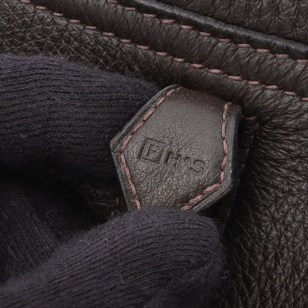 Hermes Plume 32 Ecru Ebene Handbag - Picture 2 of 10